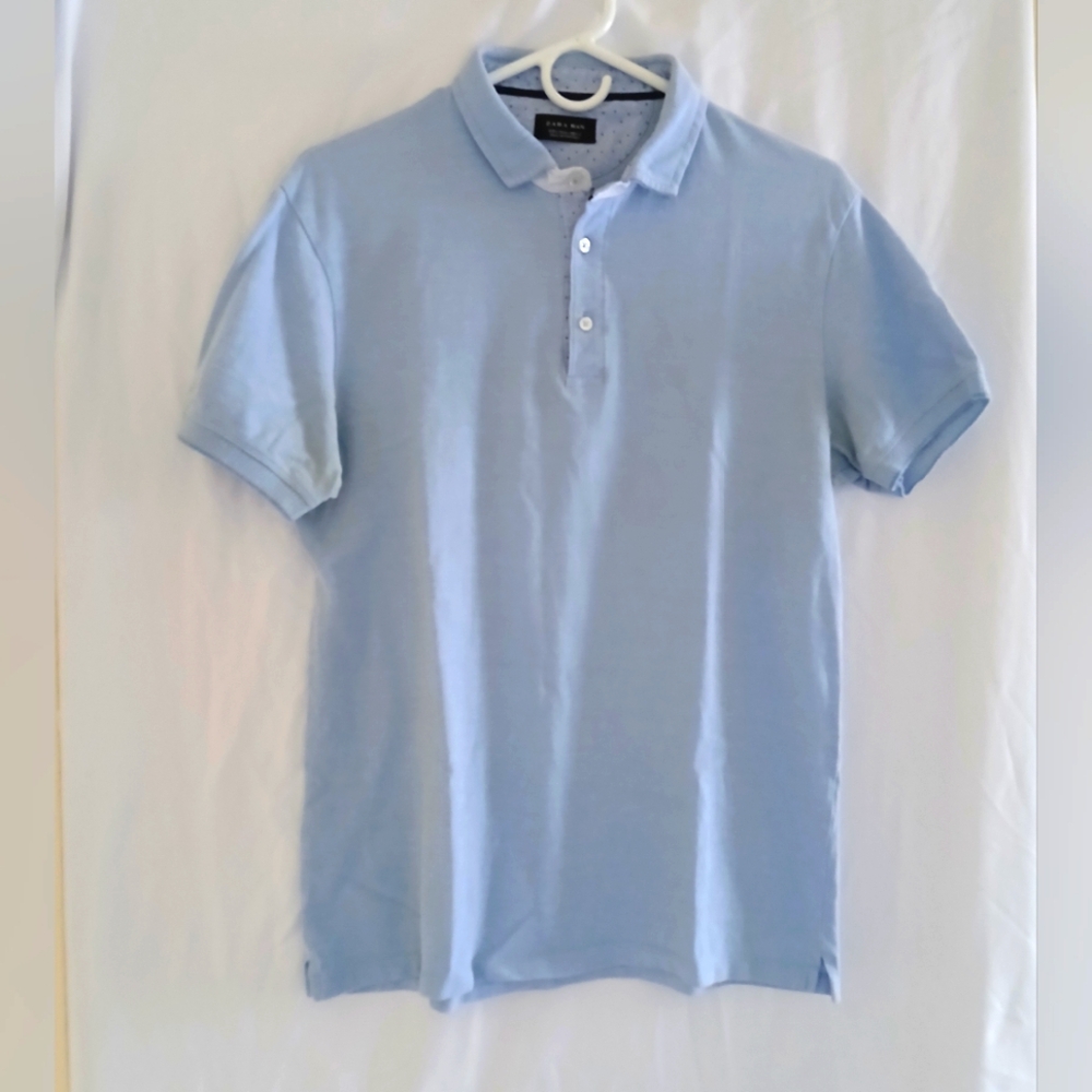 Zara Man Light Pique Polo Shirt Made in Portugal